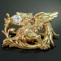 very stylish late th century golden griffin for sale from Adin