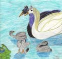 Swan Hippogriff Family by Terra Jean Steenwyk