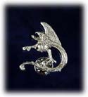 bFor Saleb Pewter Gryphon Pin from Gryphon's Moon