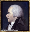 James Sharples portrait of Alexander Hamilton ca 