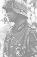 A well-decorated German soldier