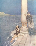 Edmund Dulac c  illustrating Andersen's The Little Mermaid