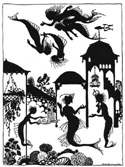 Arthur Rackham from a  edition of Andersen