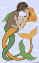 Mermaid and Merman by asynjur