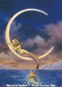 Mermaid and the Moon II David Delamare
