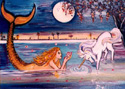 Mermaid and Unicorn by Vera Lucia