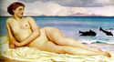 Actaea the Nymph of the Shore by Frederic Leighton 