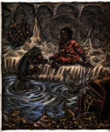 From the children's book iSukey and the Mermaidi By Brian Pinkney 