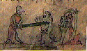detail from Icelandic manuscript called 'The Flateyjarbok'
