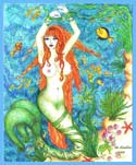 Mermaid's Playful Seaweed by Saera Lin Hawkins