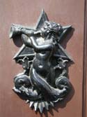 door ornament from Rome Italy