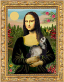 Mona Lisa with ferret