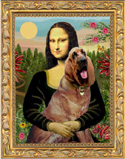 Mona Lisa with Bloodhound