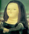 iMona Lisai by Fernando Botero  
