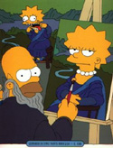 Lisa Simpson as Mona Lisa