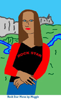 Rock Star Mona by Maggie