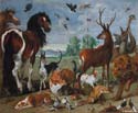Entry of animals into Noah's Ark by Paul de Vos c