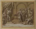 Solomon and the Queen of Sheba by Pieter Rysbrack th century
