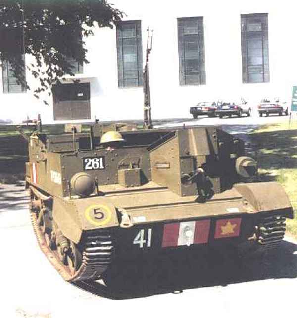 Bruce's restored Mk.I* carrier on parade