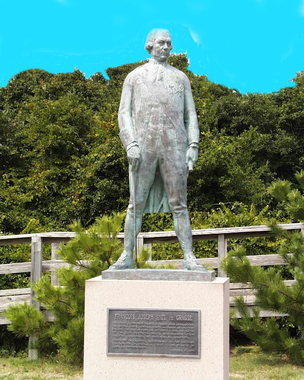 Statue of Admiral comte deGrasse