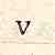 humanistic minuscule u or v