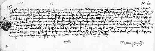 Paston letter