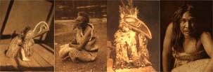 Native Americans - North American Indians - The Kwakiutl, Curtis Visits the Kwakiutl-Devil Rock/Octopus Hunting, Recipe for Roasting Salmon, Kwakiutl Head Hunters