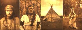 Native Americans - North American Indians - The Yakima, The Klickitat, Salishan Tribes of the Interior, (Collvilles, Kalispel, Lakes, Methow, Nespilim and Sanpoel, Sinkiuse,  Spokan, Coeur D'Alenes, Flatheads, and Pend D'Oreilles), The Kutenai