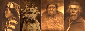 Native Americans - North American Indians - Salishan Tribes of the Northwest: (Cowlitz, Chehalis, Shoalwater Bay, Quinault, Twana, Puget Sound, Clallam, Squamish, Lummi 