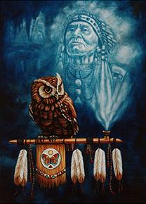 NativeAmericans.com - Owl Chief - Tribute to the Great Spirit