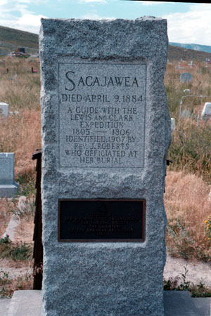 Native Americans - Sacajawea Gravestone