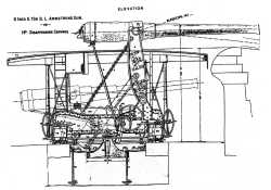 Armstrong BL 6-in gun on disappearing carriage - click image to enlarge it