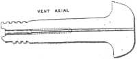 Axial vent for Marks 2 to 4 BL 12- and 15-prs