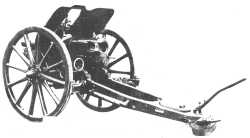 QF 4.5-in Howitzer. Mk 1 on Mk 1 carriage