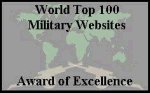 World Top 100 Military Websites award