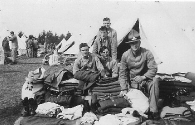 Kit inspection, Foxton, 1940