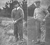 Bdr Abel and LtCol Weir playing golf