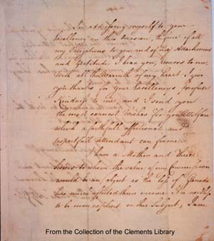 Image of letter (Sept. 29, 1780). Click for larger view.