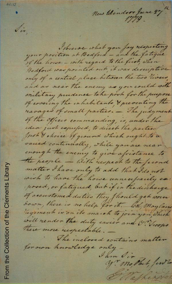 Image of letter (June 27, 1779)