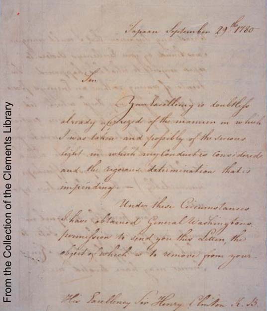 Image of  letter (Sept. 29, 1780)