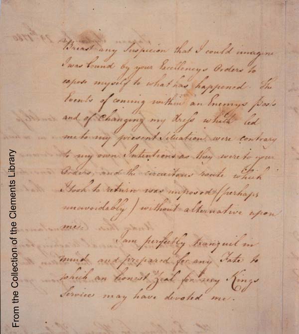 Image of letter (Sept. 29, 1780)