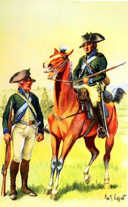 Emmerich's Chasseurs, 1776