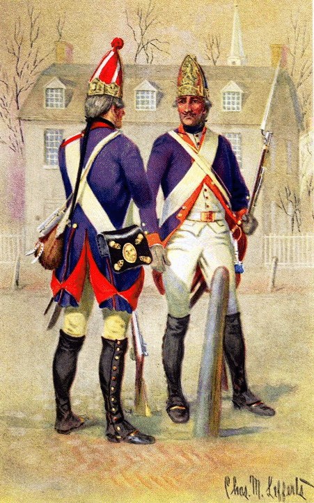 Von Rall and Von Lossberg Regiments, 1776