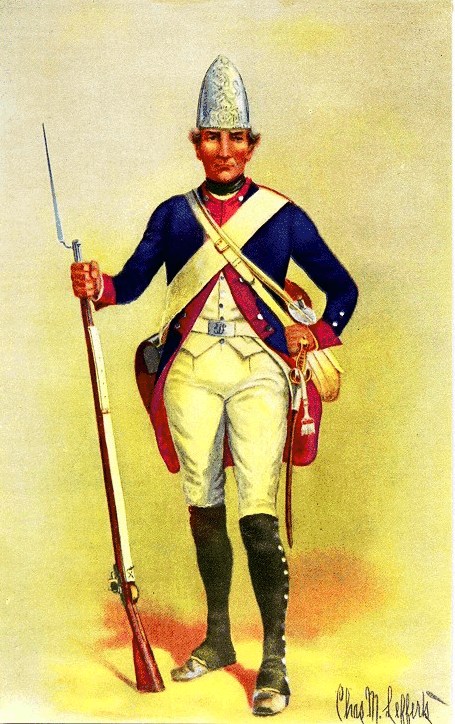 Fusileer Regiment Erb Prinz of Hesse-Cassel, 1776