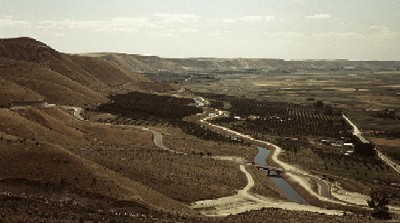 Drainage and road near Emmett, 1941, FSA/OWI photo