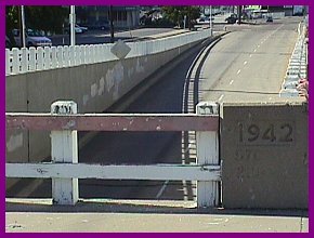 Barnett Ave. underpass with 1942 date stamp