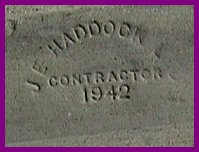 Contractor's Date Stamp - 1942