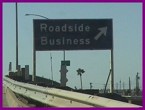 Roadside Business Sign