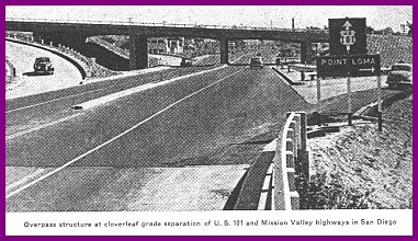US 101 and Rosecrans Ave., 1943