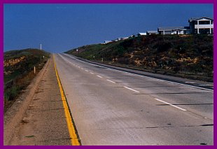 1952 lanes (northbound) on US 101 in Carlsbad
